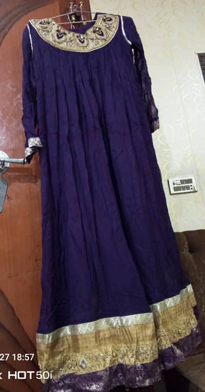 party wear frock/ maxi