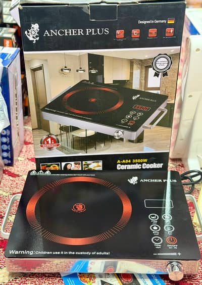 Brand New Original Ancher Plus Hotplate 3500W Box Pack