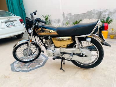 Honda CG 125 self start Gold  Special Edition