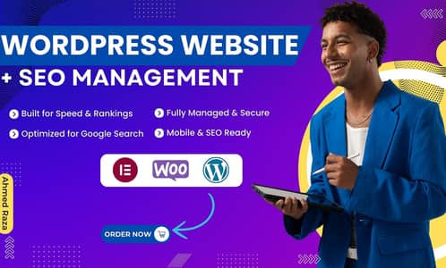 WordPress Website Development for Landing Page and Ecommerce websites
