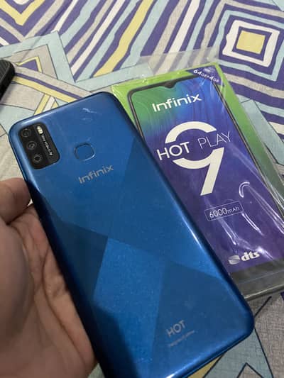 Infinix hot 9 play with box