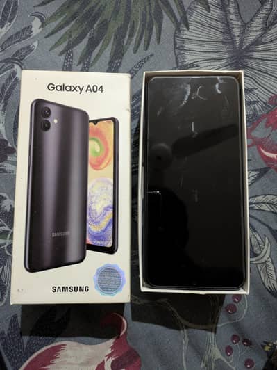 Samsung a04 for sale with  original charger box 3 /32