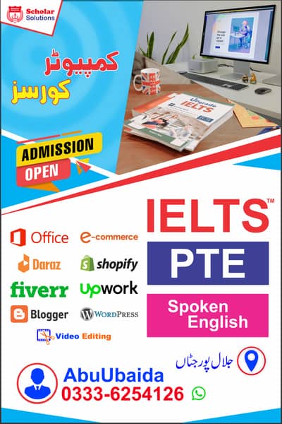Computer Courses and Online Earning IELTS PTE
