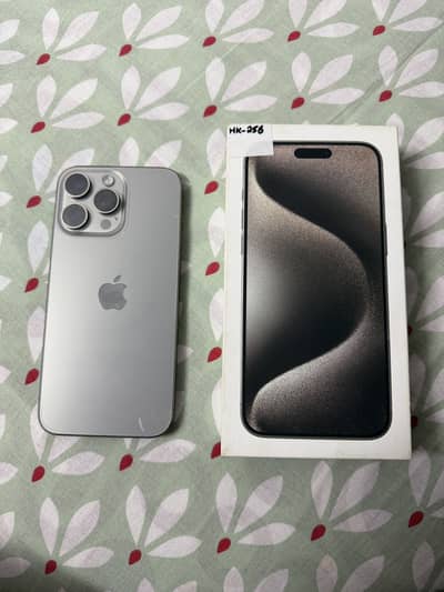 15 pro max 256gb PTA approved