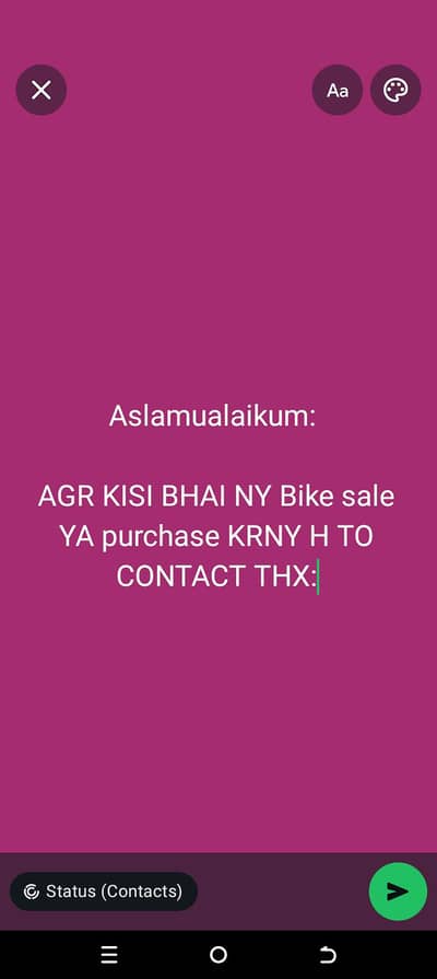 BIKE SALE YA PURCHASE KRNA H TO CONTACT NOW