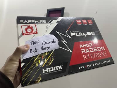 AMD Rx 6700 XT graphics card | 12gb DDR6 | with Box | Sapphire Pulse