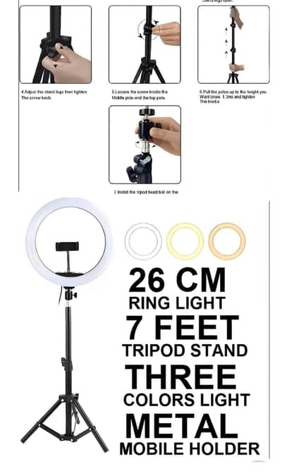 Rings light and stand Both