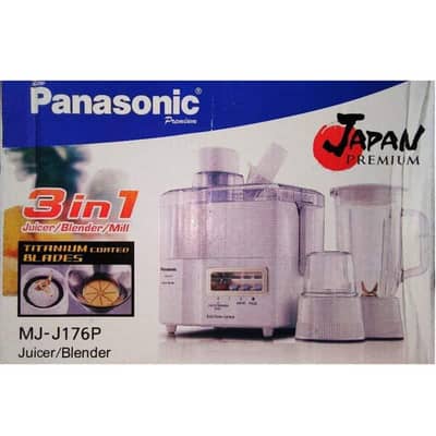 Panasonic Brand New 3in1 Juicer Pure Body Pure copper Box Pack