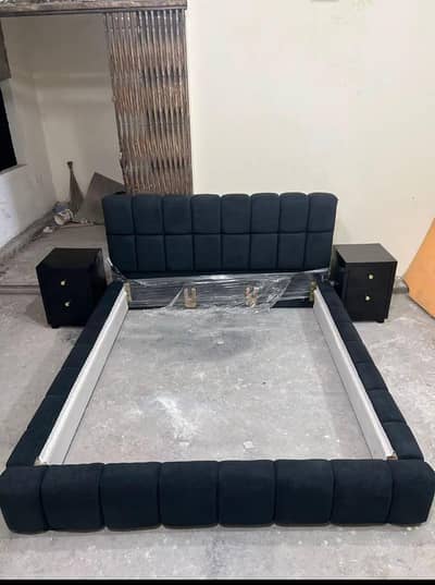 Bed /Poshish Bed /Double Bed/king Size Bed/Bed Dressing Side Table