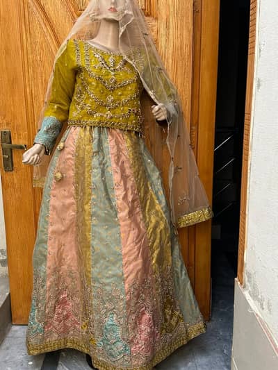 Mehndi Lehenga – Heavy Embroidered | Sargodha