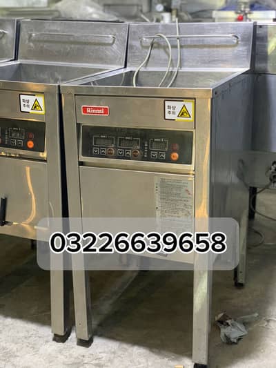 New model imported 22ltr rinnai fryers/All resturant machines avalable