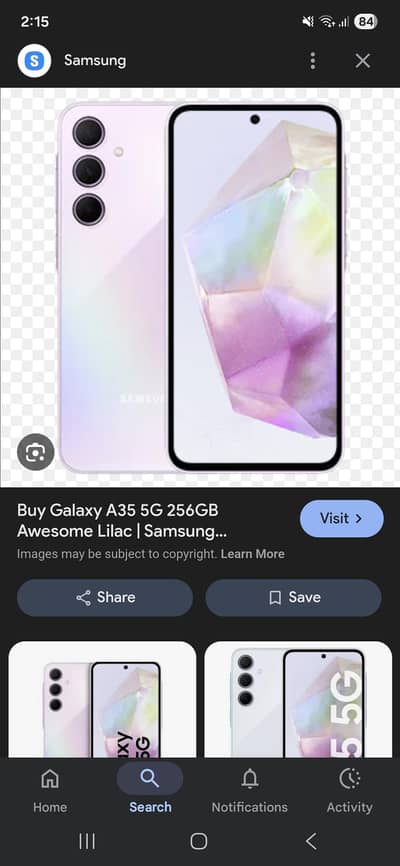 samsung a35 5G 8/256