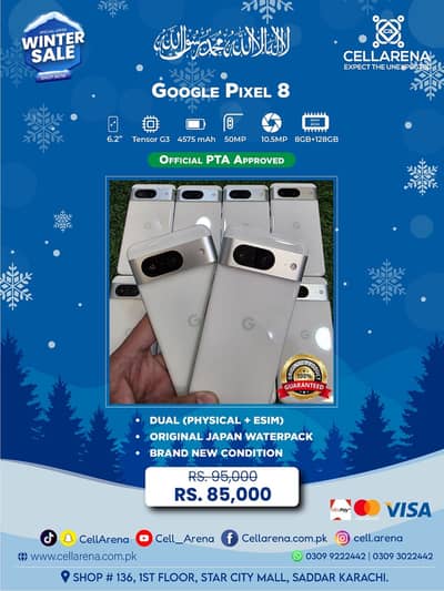 WINTER SALE GOOGLE PIXEL 8 APPROVED - CELLARENA