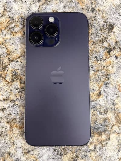 14 pro max non pta JV 128 gb Deep purple color