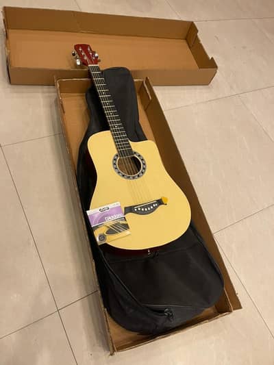 Brand new box back acoustic guitar