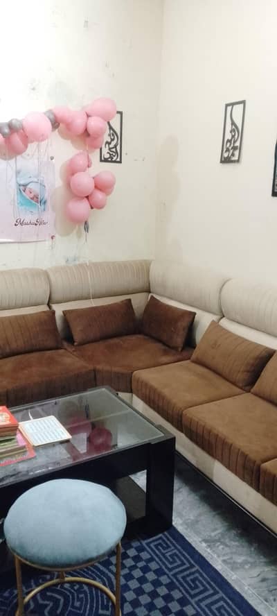 7 seater L shape and 2 seater couch