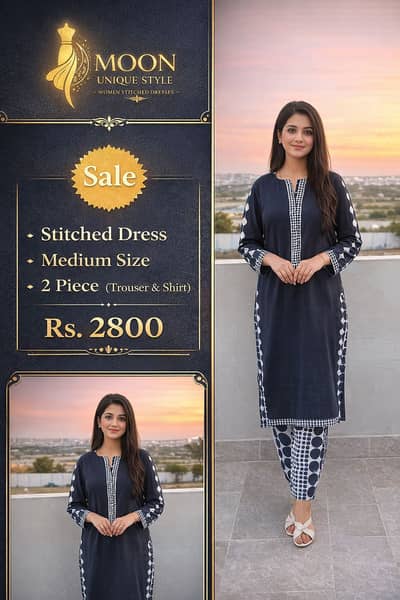 Women Stitched Dressed -3218225144
