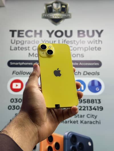 Iphone 14 128GB Non Pta Water Pack Yellow 