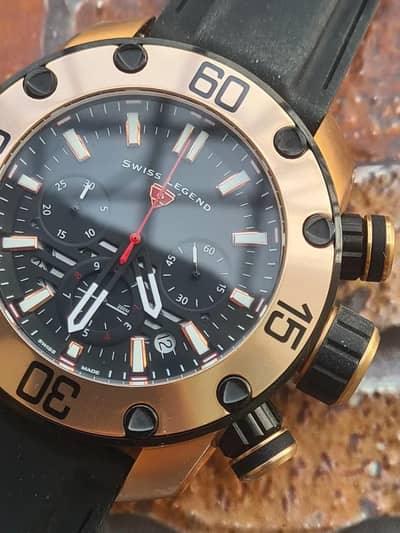 Swiss Legend Lionpulse SL-10616SM-RG-01-BB Men’s Chrono Swiss watch.