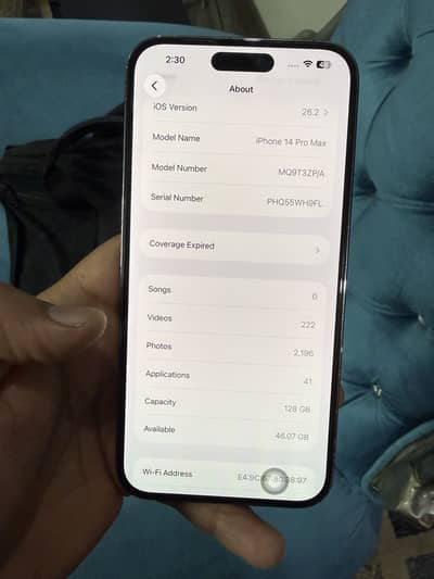Iphone 14pro max deep purple