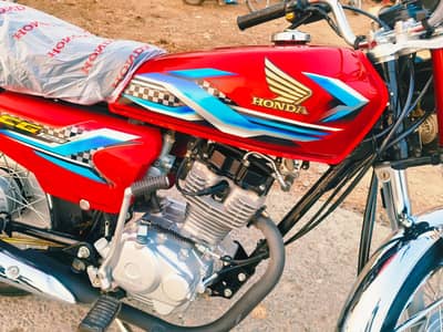 Honda CG125 2024 All Punjab Number Condition 10/10