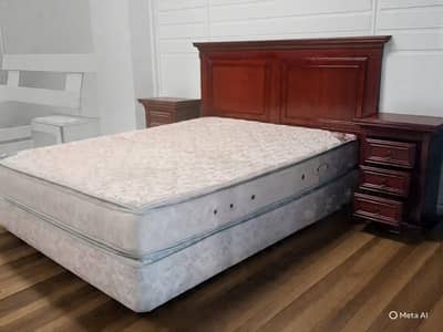 interwood bed side tables with 2 mattress. . . excellent condition