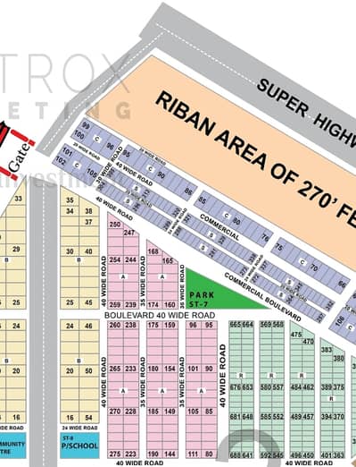 Open Commercial Plot Available For Sale Sadi Garden Block 2