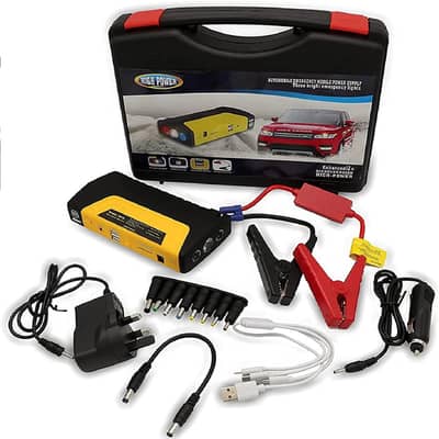Car jump starter mobile power bank emergency light