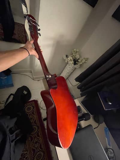 Guitar with new strings