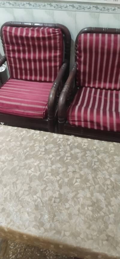 wooden Sofa set  5 seater