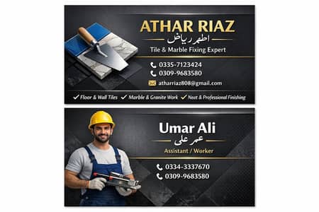 Builders & Contractors/Tiles fixer/Marble fixing /work /polish