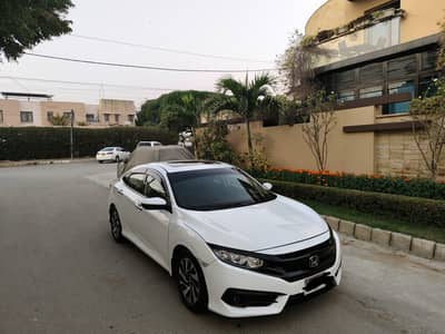HONDA CIVIC (X) VTI OREAL  PROSMATIC [UG) MODEL 2017 (B2B) WHITE COLOR