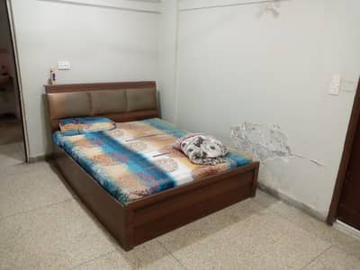 Queen bed for sale with mattress and have storage capacity below