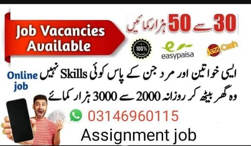 Assignment Writing Work – Part Time / Full Time Online Job