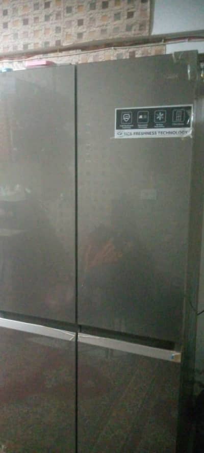 Haier Double Door touch panel fridge in perfect condition.