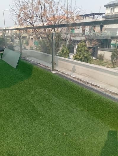 Railings steel and tempered glass