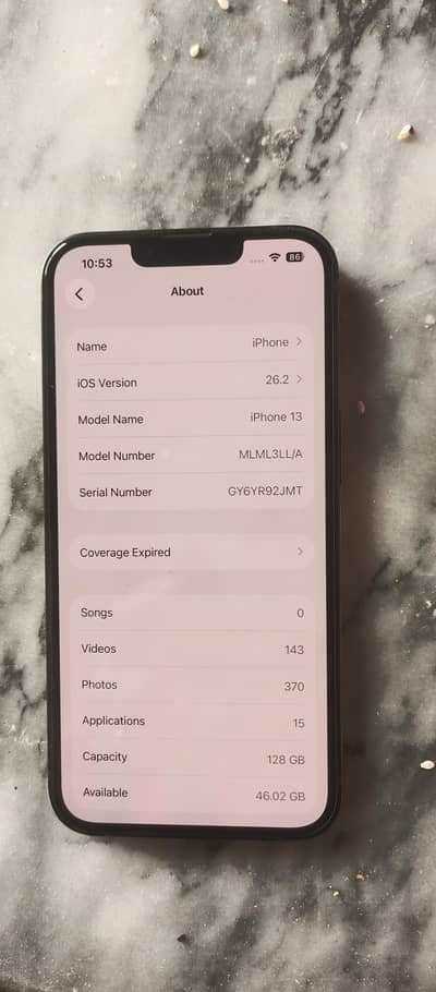 I phone 13 / JV / 128 GB