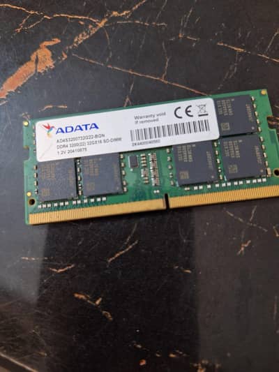 AData 32 GB 3200 MHz DDR4 Laptop RAM  for sale