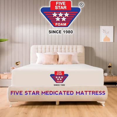 five star medicated 78 72 king size 8 inch thikh