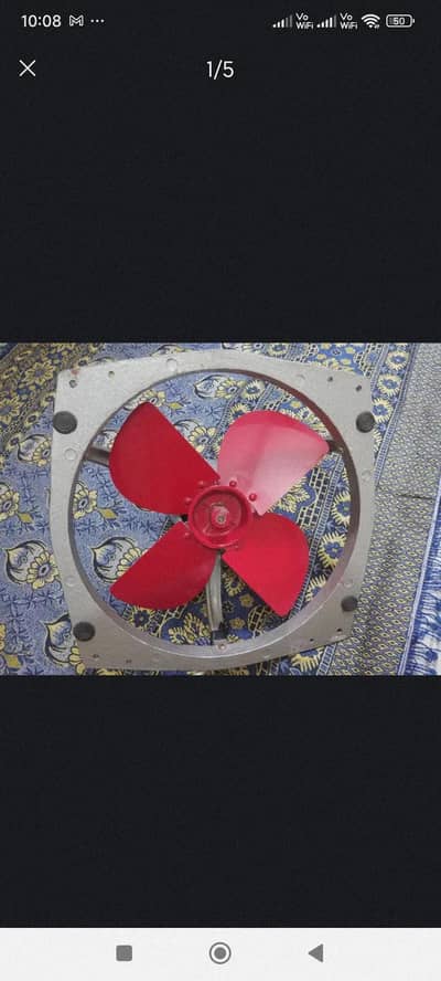 Brand New Real star copper Fan 12 inch / 99.99% Copper Fan