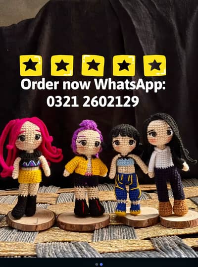 Crochet dolls and characters ready on customer demand