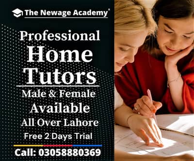 “Experienced Home Tutors in Lahore — All Subjects & Levels”