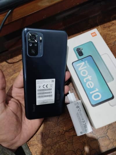 Redmi Note 10 4+2 / 128 With Complete Original Box
