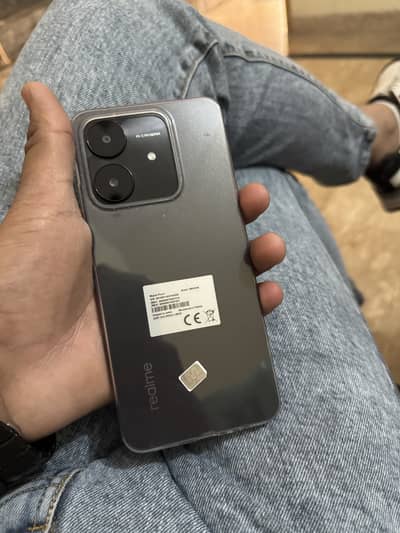 Realme note 60x 4gb 64gb black color 10by10 with box