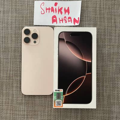 Iphone 16 Pro Max PTA APPROVED 7 MONTHS WARRANTY 123 battery cycles