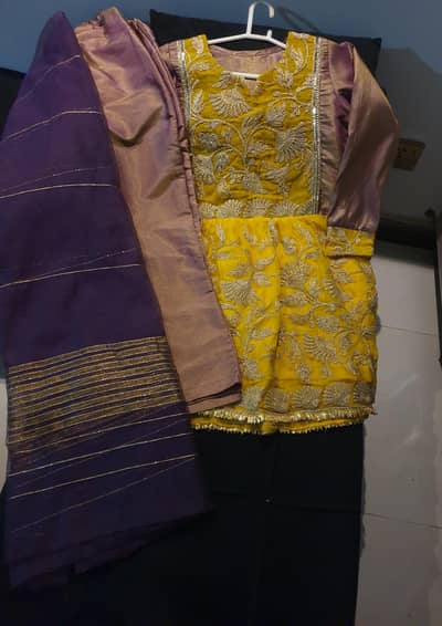 3pcs fancy dress , only 1 time used