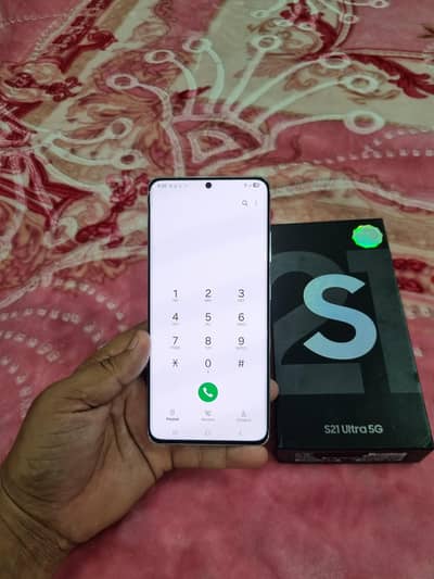 Samsung S21Ultra 5G 12 256Gb  dual physical sim official pta approved