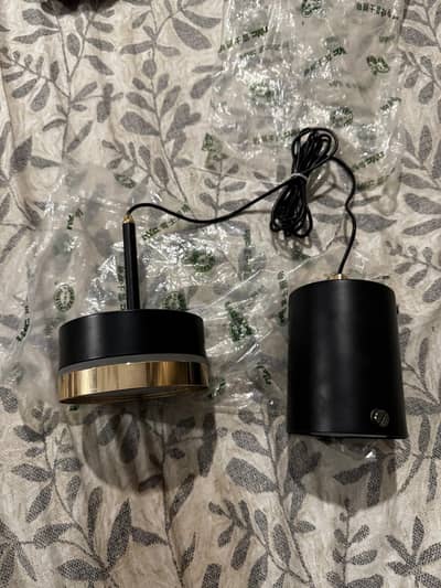 Pair of nVc LED hanging ceiling lamps (almost new)