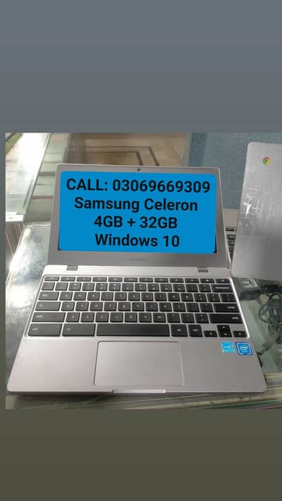 Samsung Celeron Windows 10 Installed 5HRS Backup Slim Laptop Warranty