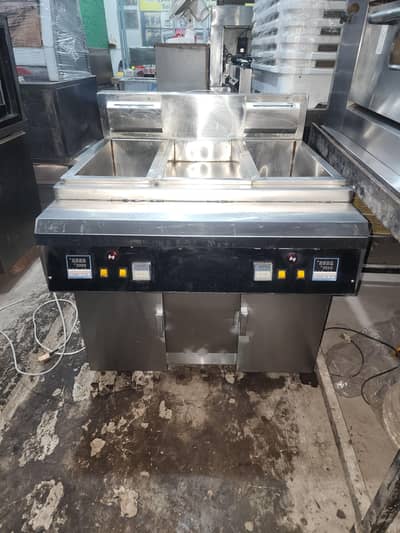 Double Fryer 16+16 Liter | Zain Kitchen Engineering | Lahore